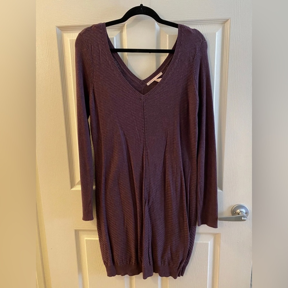 Victoria’s Secret Women’s Long Sleeve Sweater Dress Purple NEW sz XL XLarge